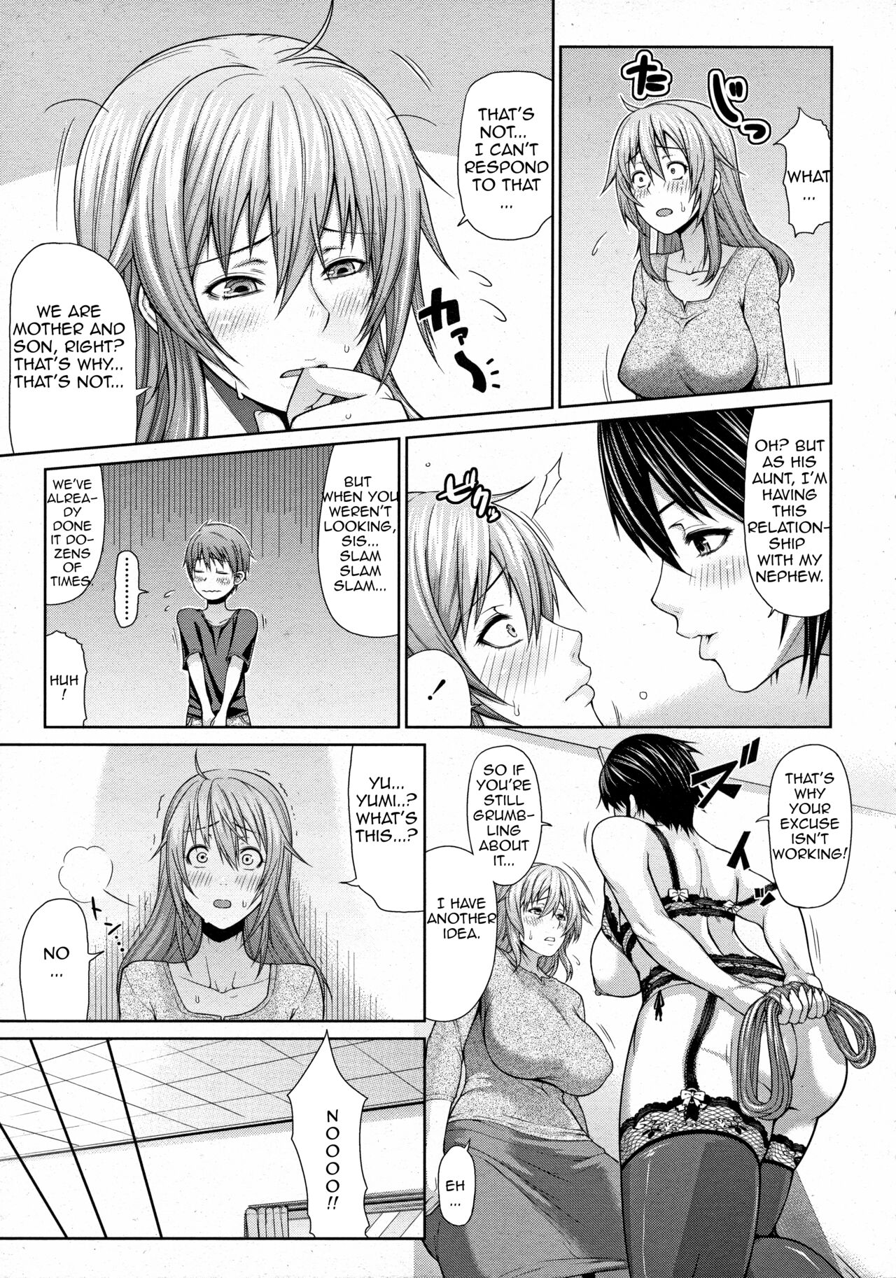 Hentai Manga Comic-Aunt and Graceful Mother-Read-11